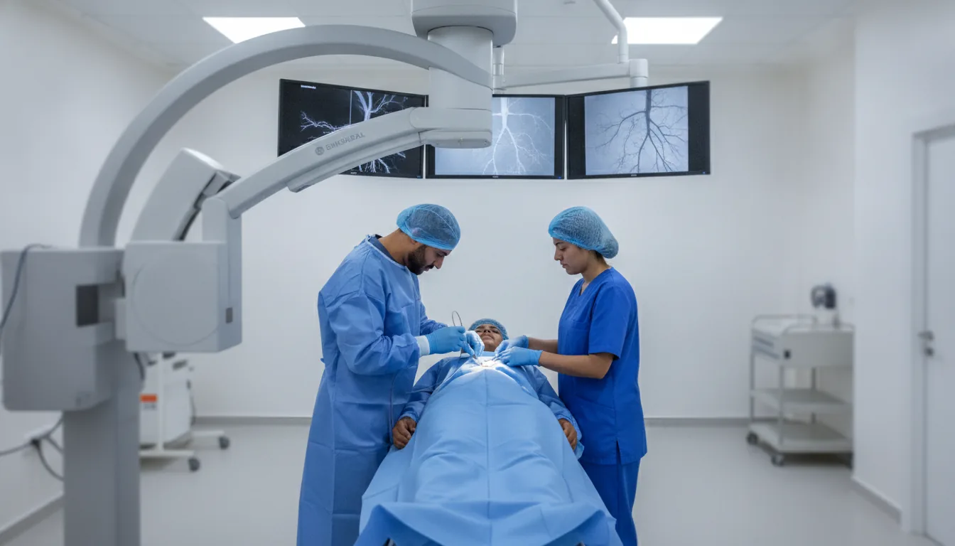 Radiologie interventionnelle - embolisation, drainage, radiofrequence